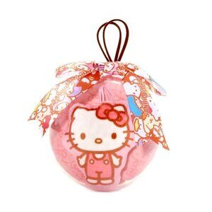 𝅺HELLO Kitty Holiday Globe Ornament w/ Plushie